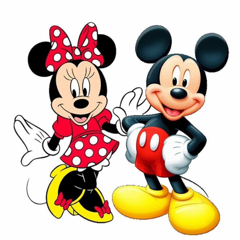 Mickey mouse y Minnie