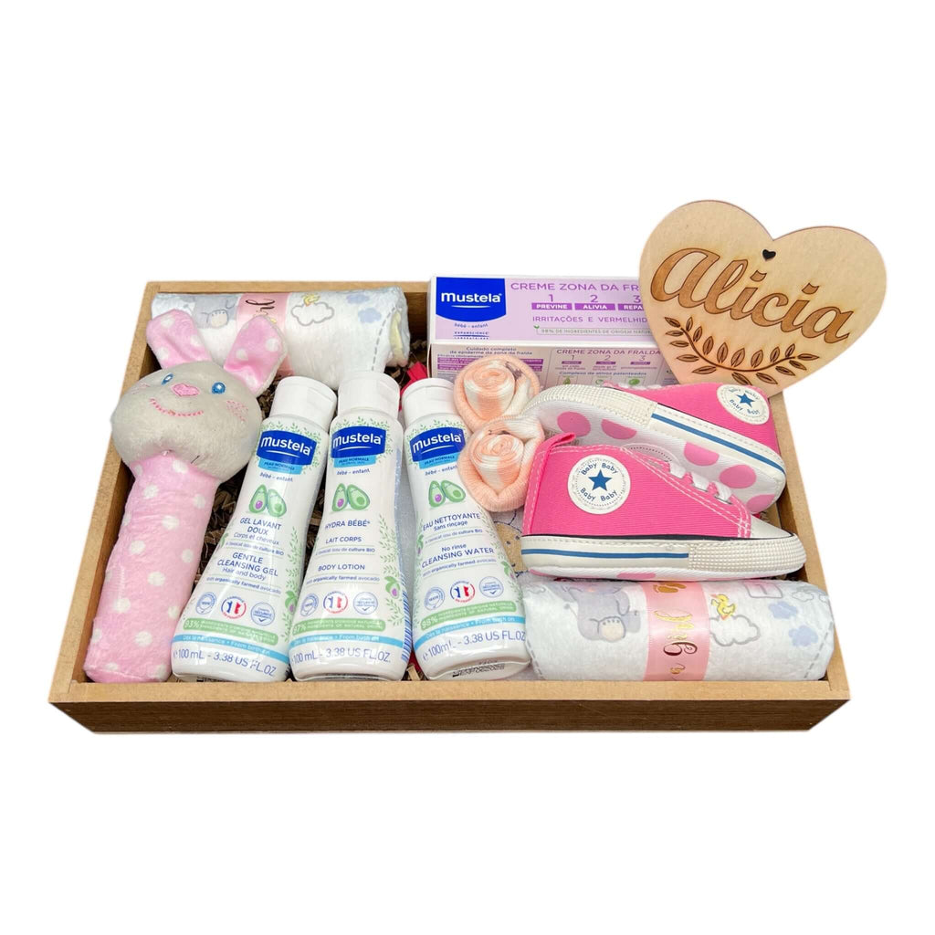 Canastilla con Mustela para regalar en el día más feliz de la vida. Un detalle de nacimiento que los papás no olvidarán!